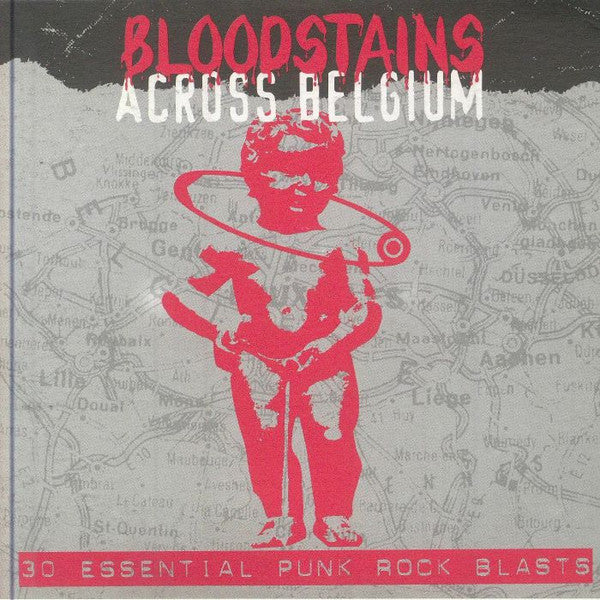 V.A. (初期「ベルギー」パンク・コンピ)  - Bloodstains Across Belgium (EU 限定再発「見開き紙ジャケ」CD/ New)