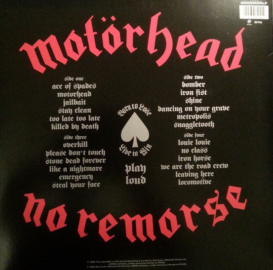 MOTORHEAD (モーターヘッド)  - No Remorse (UK 限定再発180g 2xLP/ New)