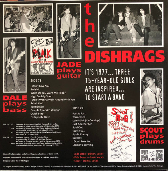 DISHRAGS, THE (ザ・ディッシュラグス) - Three (Canada 1,100枚限定再発 LP/ New)