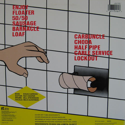 DESCENDENTS (ディセンデンツ)  - Enjoy! (US '26 正規再発「限定ワイルドチェリーヴァイナル」LP/ New) '86年サード！40周年記念リイシュー！