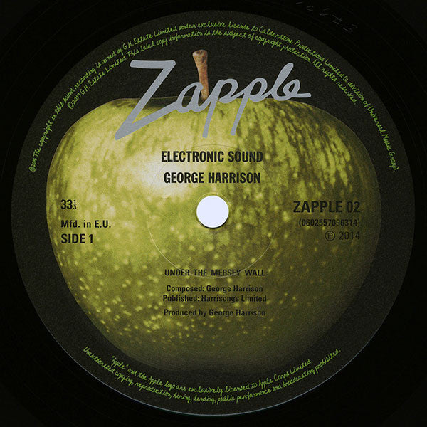 GEORGE HARRISON (ジョージ・ハリスン)  - Electronic Sound (EU 限定復刻リマスター再発180g LP/ New)