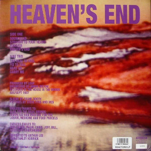LOOP (ループ) - Heaven’s End (UK 限定復刻再発 LP+ナンバリング入りジャケ/NEW)
