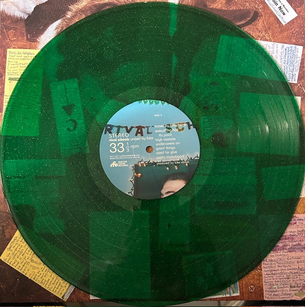 RIVAL SCHOOLS (ライヴァル・スクールズ)  - United By Fate (US 正規限定再発「グリーングリッター・ヴァイナル」 LP/NEW) '01年1stアルバム
