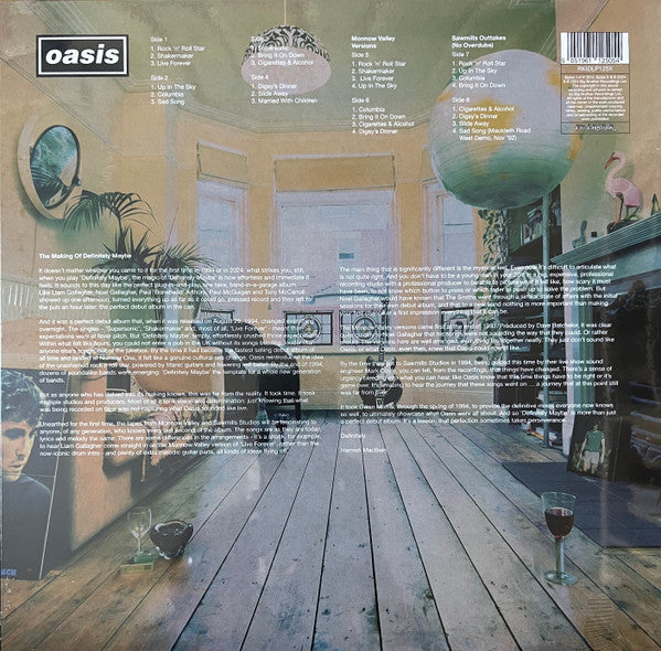 OASIS (オアシス)  - Definitely Maybe (EU 限定復刻再発 4xLP 「ボックスセット」/NEW)