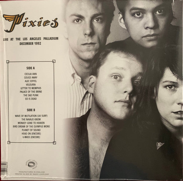 PIXIES (ピクシーズ)  - Live At The Los Angeles Palladium December 1992 (UK 限定復刻再発 LP/NEW)