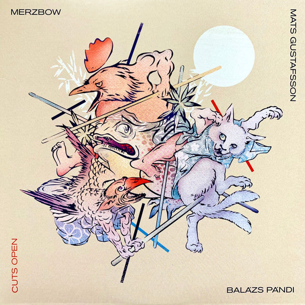 MERZBOW / MATS GUSTAFSSON / BALAZS PANDI (メルツバウ / マッツ・グスタフソン / バラージュ・パンディ)  - Cuts Open (UK 限定 「パープルヴァイナル」 2xLP/NEW)