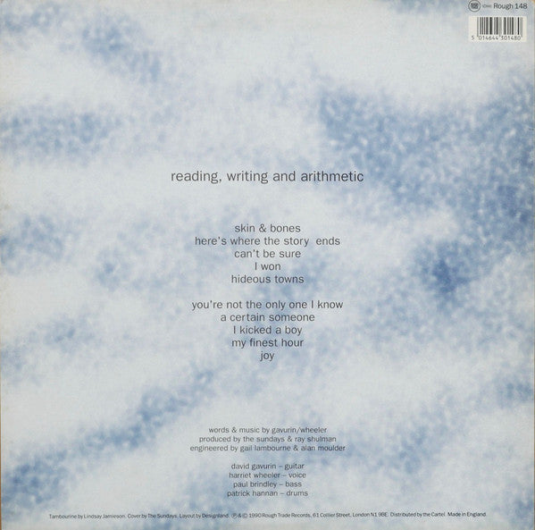 SUNDAYS, THE (ザ・サンデイズ)  - Reading, Writing And Arithmetic (UK 限定リプロ再発 LP/NEW) '90年1stアルバム
