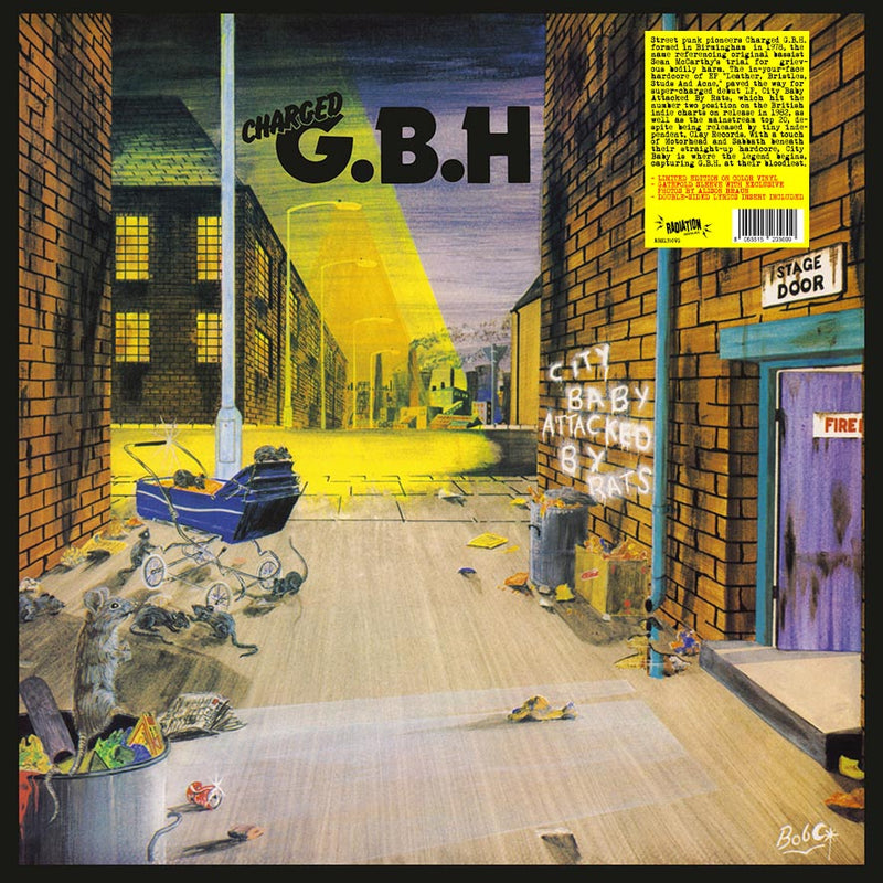 Charged G.B.H (チャージド G.B.H)  - City Baby Attacked By Rats (イタリア限定再発「スプラッターヴァイナル」LP/ New)