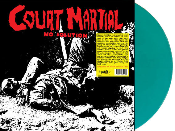 COURT MARTIAL (コート・マーシャル)  - No Solution : Singles & Demos 1981 / 1982 (Italy 500枚限定再発グリーンヴァイナル LP/ New)