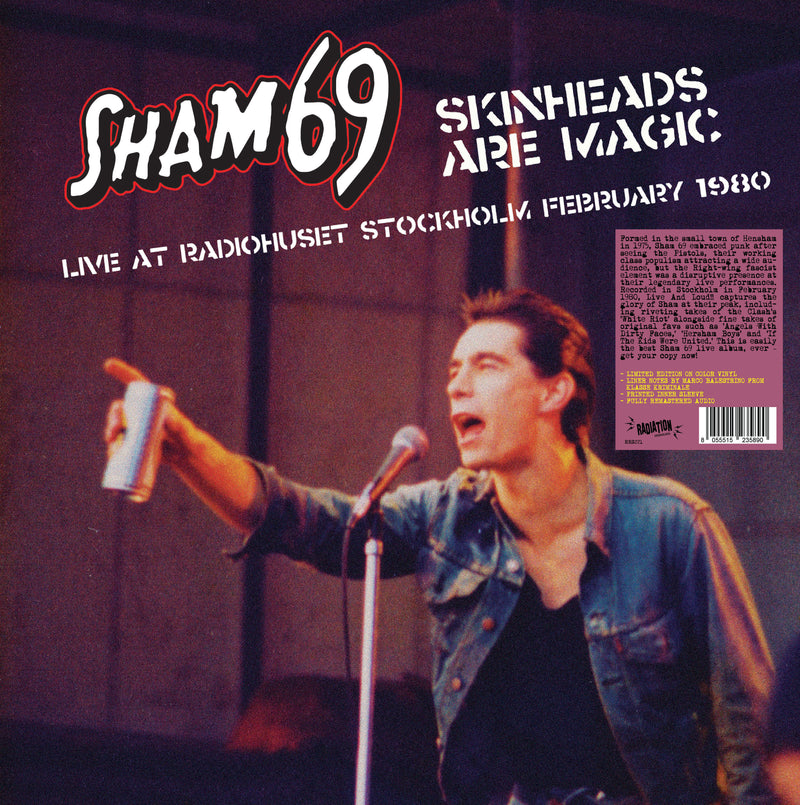 SHAM 69 (シャム 69) - Skinheads Are Magic : Live In Stockholm 02 