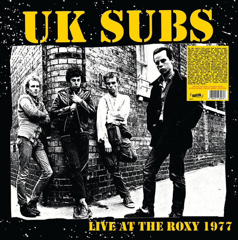 U.K. SUBS (U.K. サブス)  - Live At The Roxy (Italy RSD 2024 限定再発「イエローヴァイナル」LP/ New)