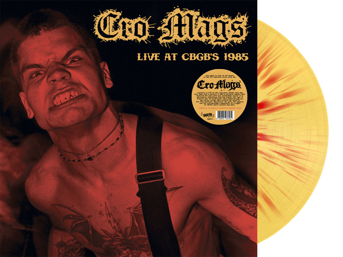CRO-MAGS (クロ・マグス)  - Live At CBGB's 1985 (Italy 「RSD 2026」正規再発「300枚限定スプラッターヴァイナル」 LP/ New)