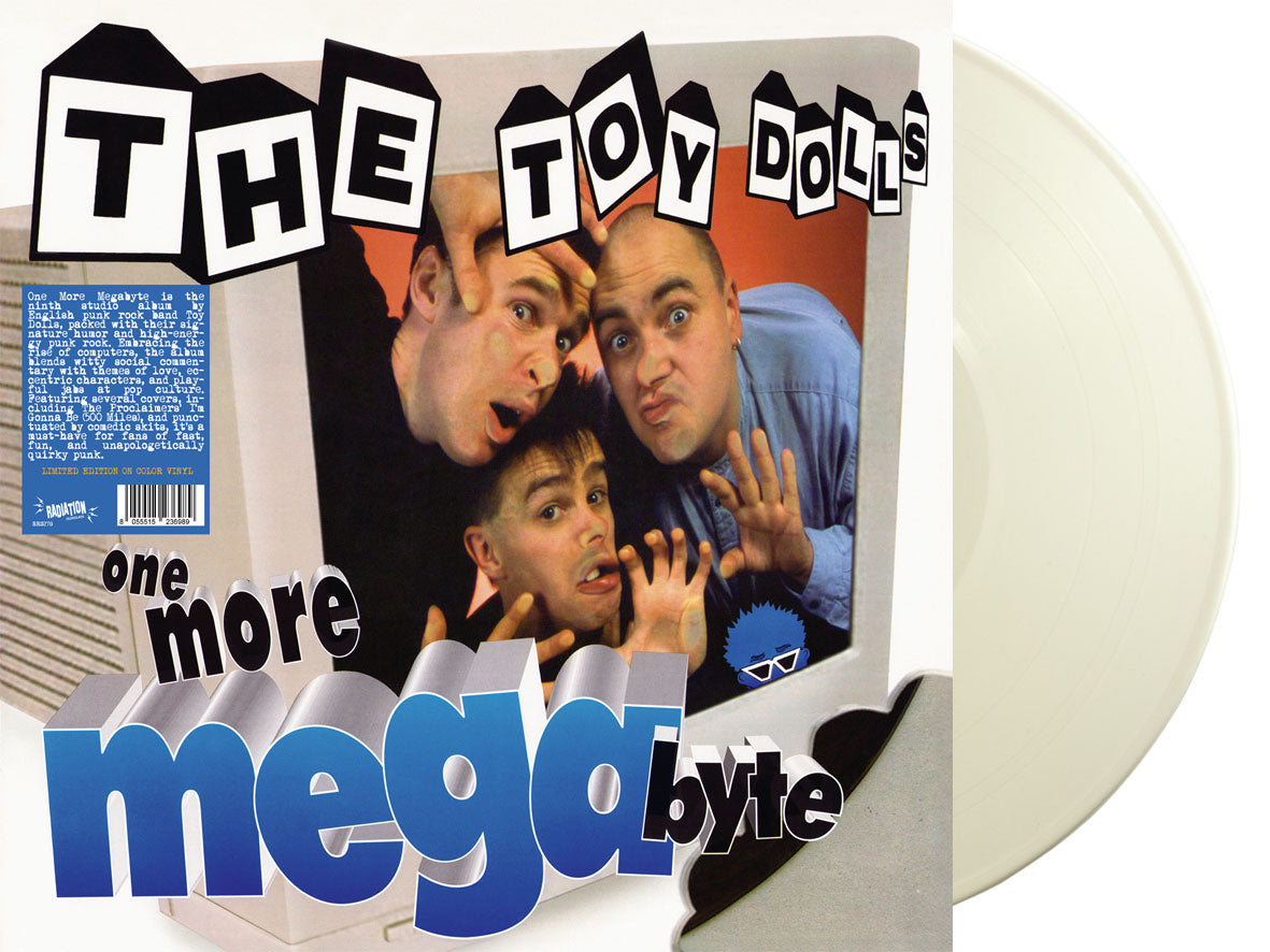 TOY DOLLS (トイ・ドールズ)  - One More Megabyte (Italy 正規再発「限定ホワイトヴァイナル」LP/ New) '97年9th アルバム！