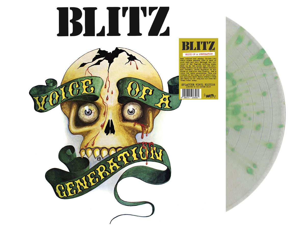 BLITZ, THE (ザ・ブリッツ) - Voice Of A Generation (Italy 500枚限定再発「スプラッターヴァイナル 」LP/ New) ボーナス3曲追加！