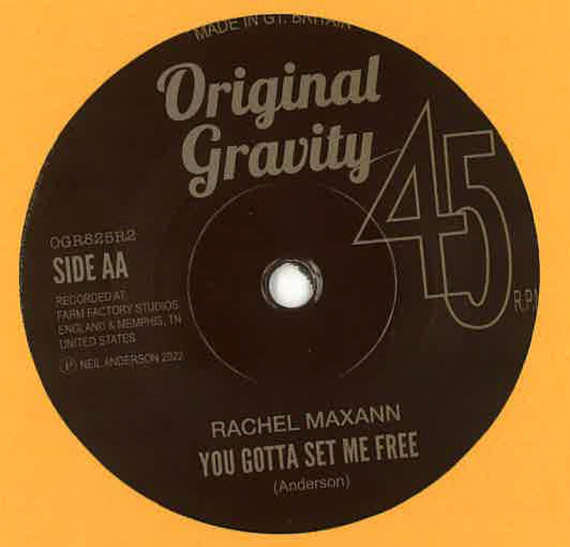 RAYE COLE / RACHEL MAXANN (レイ・コール / レイチェル・マクサン)  - You Gotta Set Me Free (UK 限定再発「茶ラベ」 7"/New)