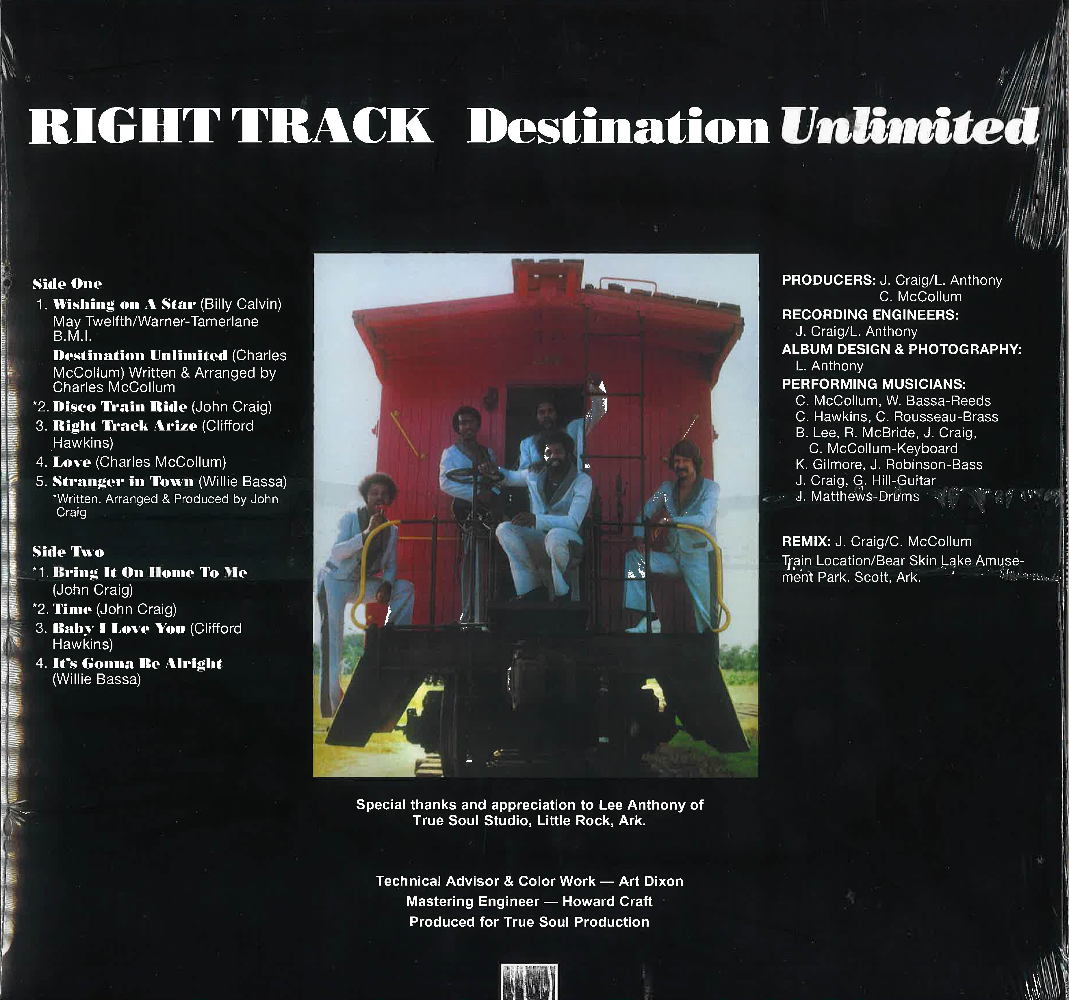 RIGHT TRACK (ライトトラック)  - Destination Unlimited (EU 限定復刻再発「ブルー VINYL」LP/New)