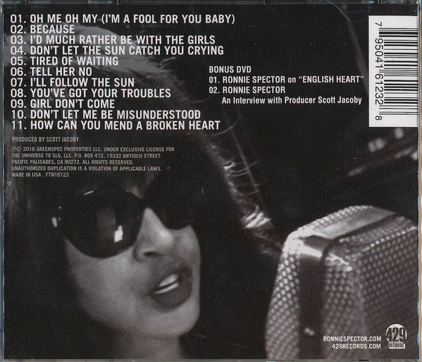 RONNIE SPECTOR (ロニー・スペクター)  - English Heart (US 限定 CD+DVDセット/New)'16年遺作