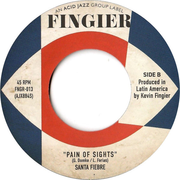 SANTA FIEBRE  (サンタ・フィエブリ)  - Waterfalls / Pain Of Sights (UK 限定プレス 7"+カンパニースリーブ/New）60's スタイルのキラー・ファンキー・ノーザン！