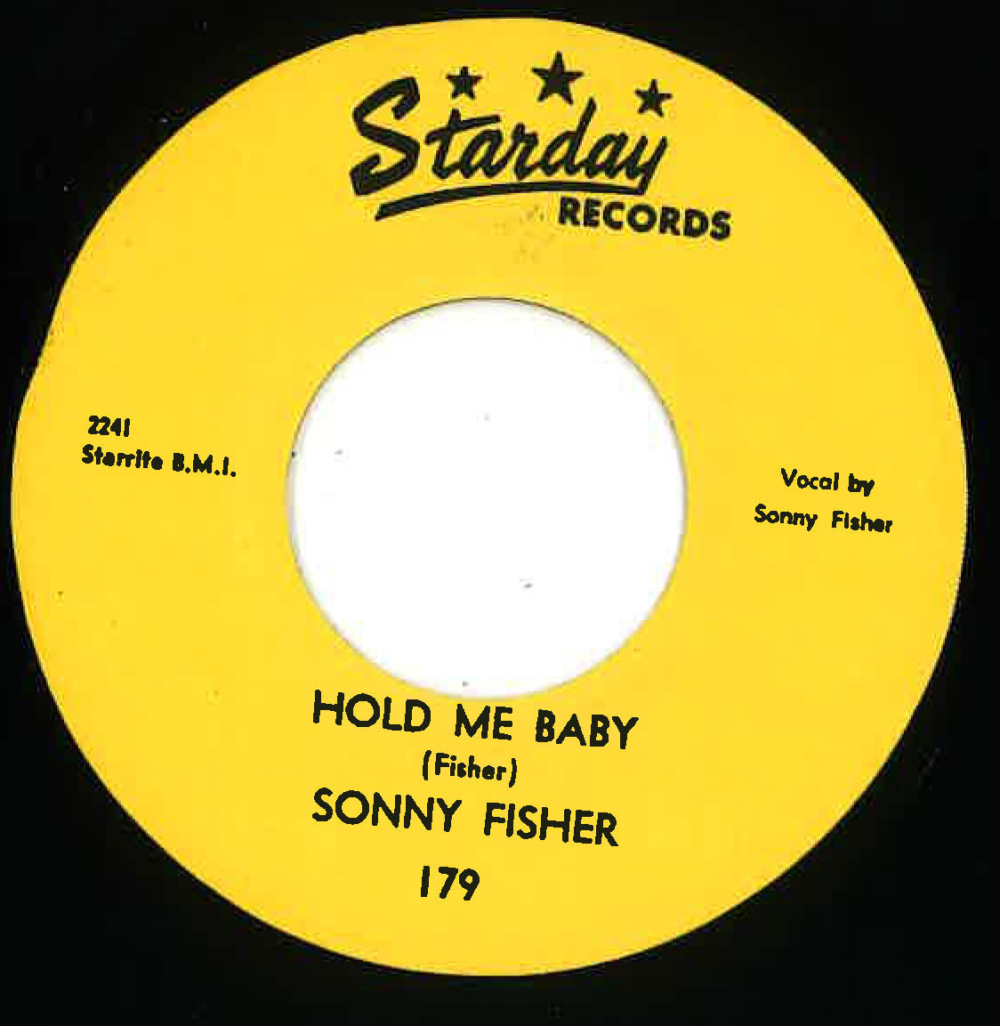 SONNY FISHER (ソニー・フィッシャー)  - Rockin' Daddy / Hold Me Baby (US限定リプロ再発「黒盤」7インチ/New) テディボーイ・ロカビリー古典！