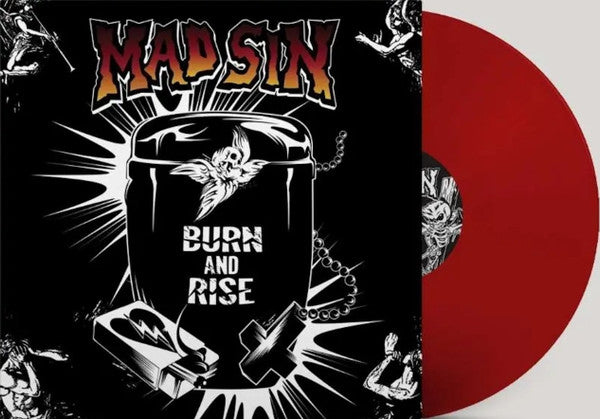 MAD SIN (マッド・シン)  - Burn And Rise (Finland 正規400枚限定再発「クリアレッドヴァイナル」 LP/NEW) '10年アルバム