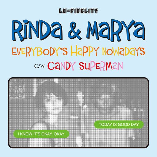 RINDA & MARYA (リンダ & マーヤ) - Everybody's Happy Nowadays (Japan 限定プレス 7"/New)