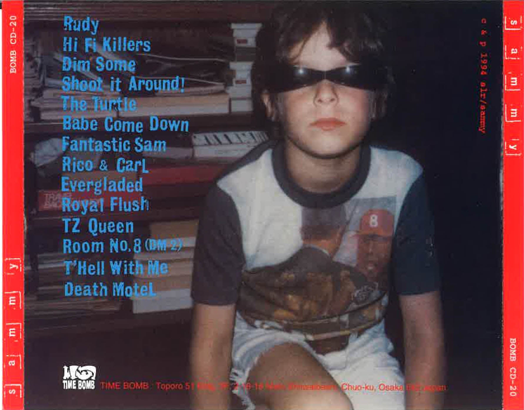 SAMMY (サミー)  - Debut Album (Japan タイムボム 限定ボーナス・トラック入り CD/New)米ローファイポップ'94年名作デビューアルバム