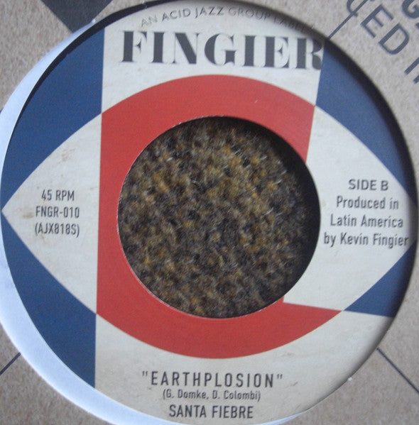 SANTA FIEBRE  (サンタ・フィエブリ)  - That's Where We Go / Earthsplosion (UK 限定プレス 7"+カンパニースリーブ/New）60's スタイルのキラーR&Bノーザン