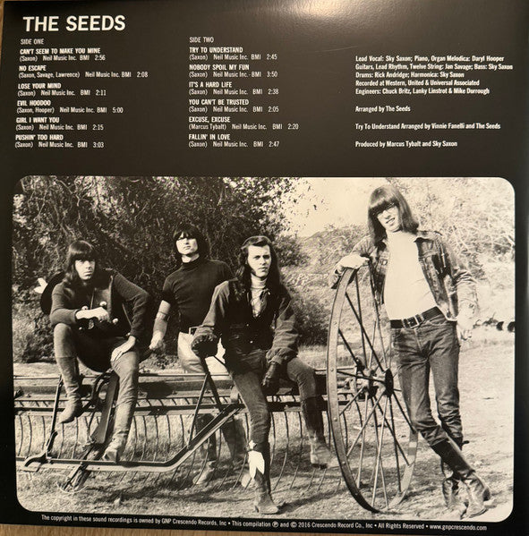 SEEDS (シーズ)  - The Seeds [ 1st Album] +ボーナス (UK ACE社限定リマスター再発モノラル2xLP/New)