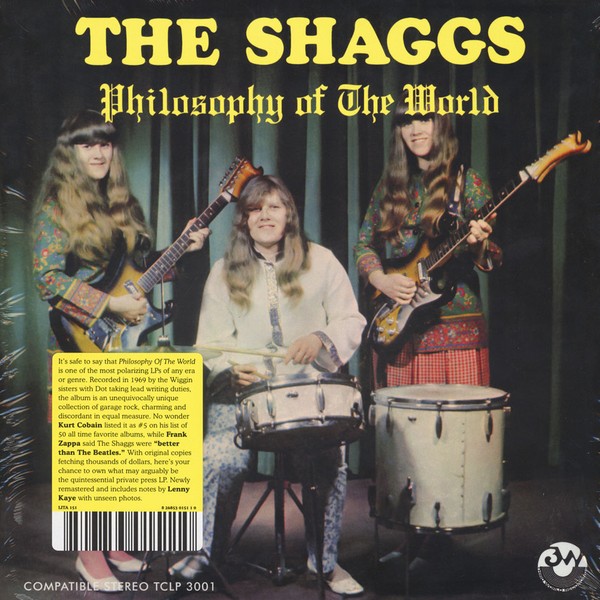 SHAGGS (シャッグス)  - Philosophy Of The World (US 限定再発「黒盤」 LP/New)