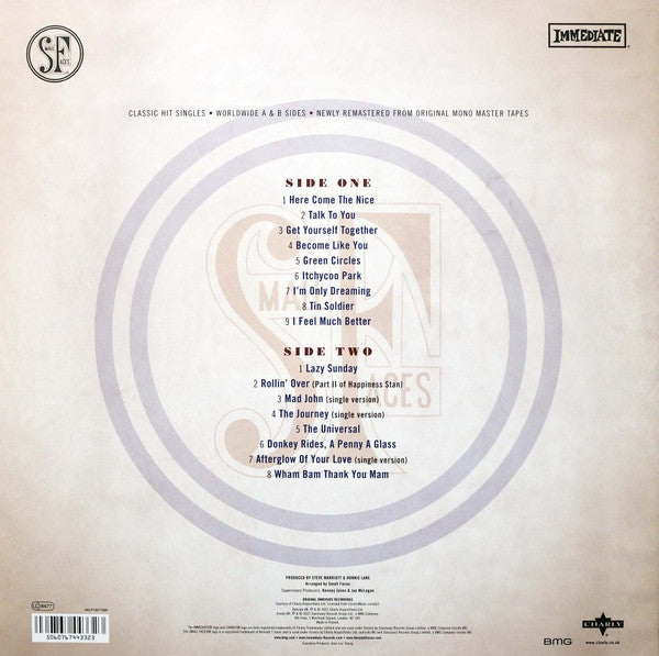 SMALL FACES (スモール・フェイセズ)  - Greatest Hits (EU 限定リマスター180g「赤盤」モノラル LP+帯、カラーインナー/New)