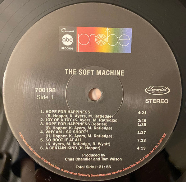 SOFT MACHINE (ソフト・マシーン)  - The Soft Machine [1st Album] (EU限定復刻再発アナログLP-見開きジャケ/New)