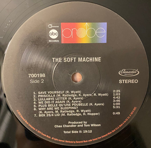 SOFT MACHINE (ソフト・マシーン)  - The Soft Machine [1st Album] (EU限定復刻再発アナログLP-見開きジャケ/New)