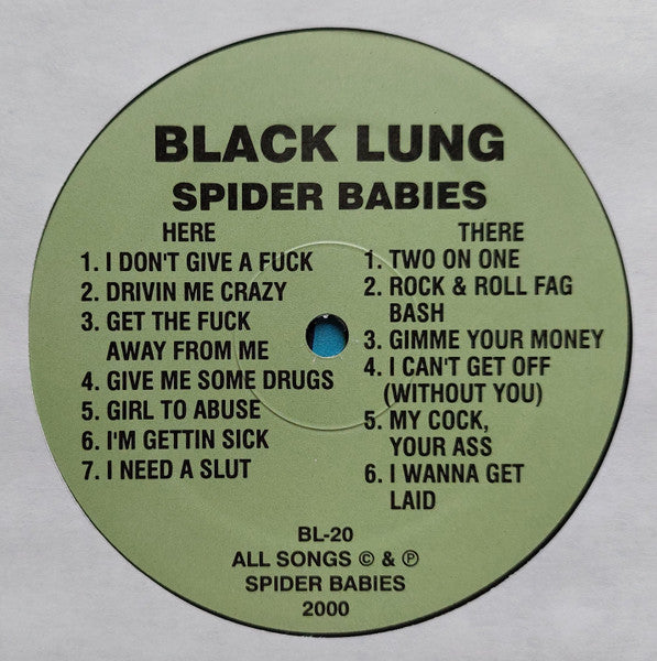 SPIDER BABIES (スパイダー・ベイビーズ)  - Undressed To Kill (US 限定「黒盤」LP/廃盤 New)