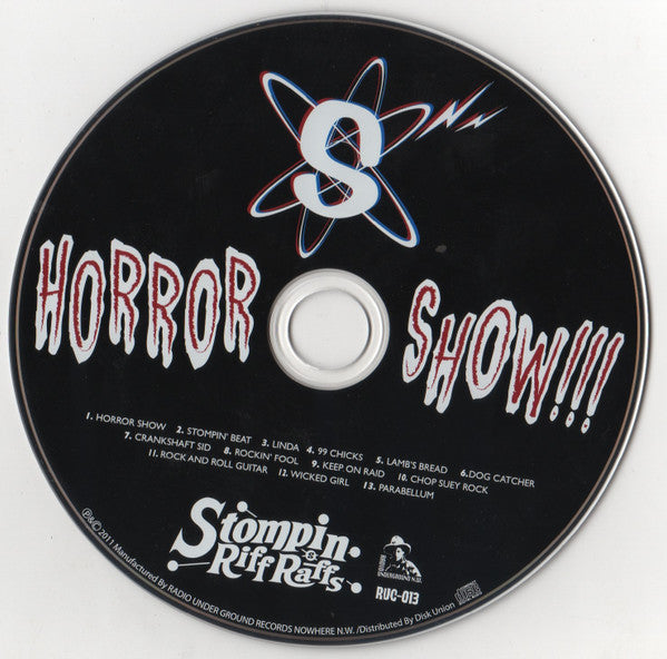 STOMPIN’ RIFFRAFFS (ストンピン・リフラフズ)  - Horror Show (Japan 限定 CD/New) 残少お早めに