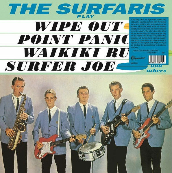 SURFARIS (サーファリス [サファリース])  - Play Wipe Out...Surfer Joe and Others (EU 限定500枚復刻再発「クリア VINYL」LP/New)