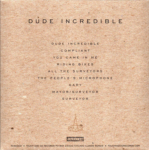 SHELLAC (シェラック)  - Dude Incredible (US 限定復刻再発 CD/NEW)