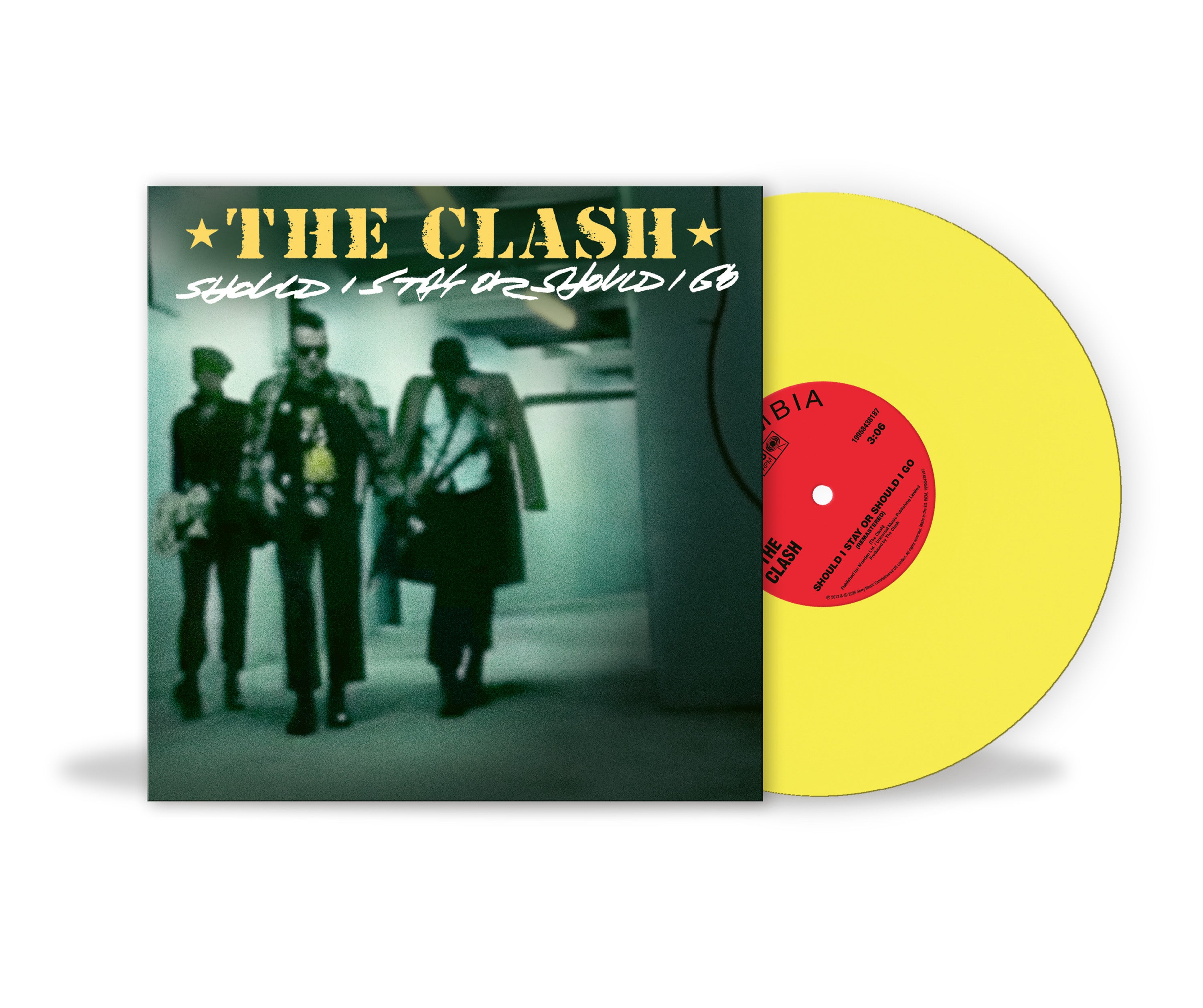 CLASH,  THE  (ザ・クラッシュ)  - Should I Stay Or Should I Go (EU 限定リマスター再発「サンシャイン・イエローヴァイナル」7"/ New)