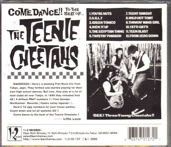 TEENIE CHEETAHS (ティーニー・チーターズ)  - Come Dance!! To The Beat Of The Teenie Cheetahs (Japan 限定 CD/廃盤 New)