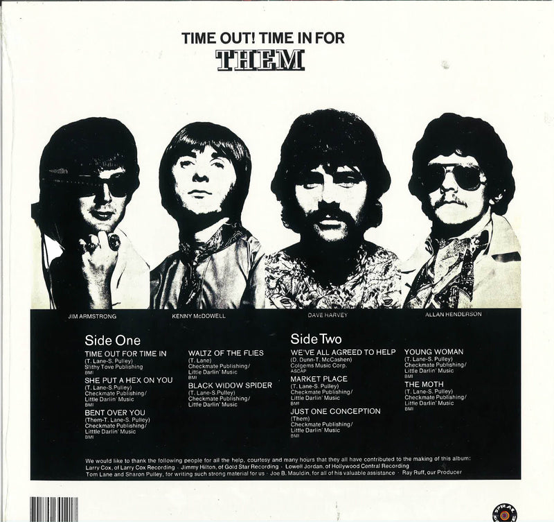 THEM (ゼム)- Time Out! Time In For Them (UK 限定復刻再発180g LP/廃盤 New)