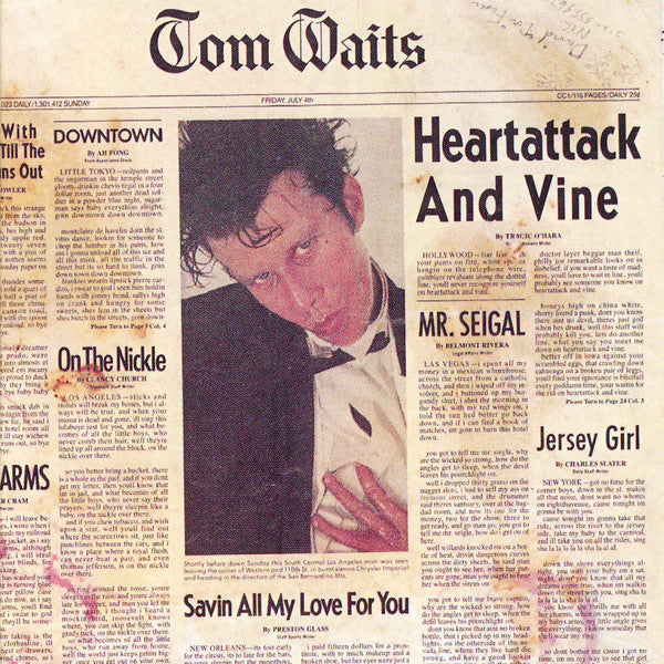 TOM WAITS   (トム・ウェイツ)  - Heartattack And Vine (EU 限定復刻リマスター再発 LP/New)