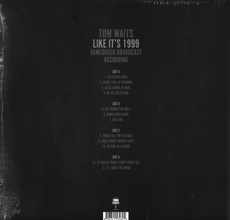 TOM WAITS   (トム・ウェイツ)  - Like It's 1999 / Vancouver Broadcast Recording (EU 限定 2xLP/ New)