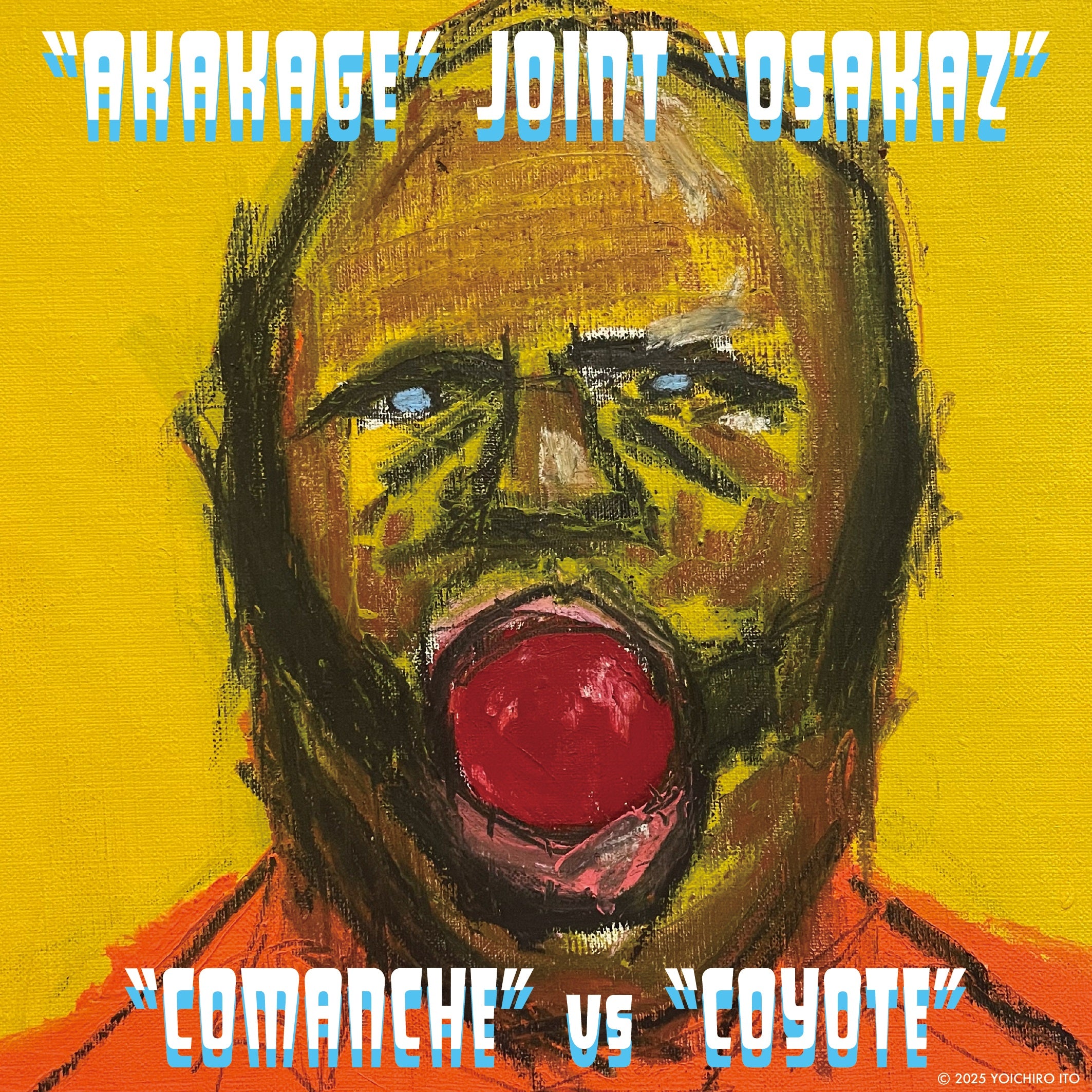 AKAKAGE JOINT OSAKAZ (アカカゲ、オオサカズ)  - Comanche / Coyote (Japan 限定プレス 7"/ 予約商品) 2026年1/28(水)発売！ 映画「パルプフィクション」で使用されたThe Revels の人気曲「Comanche」を爆スカ・カバー