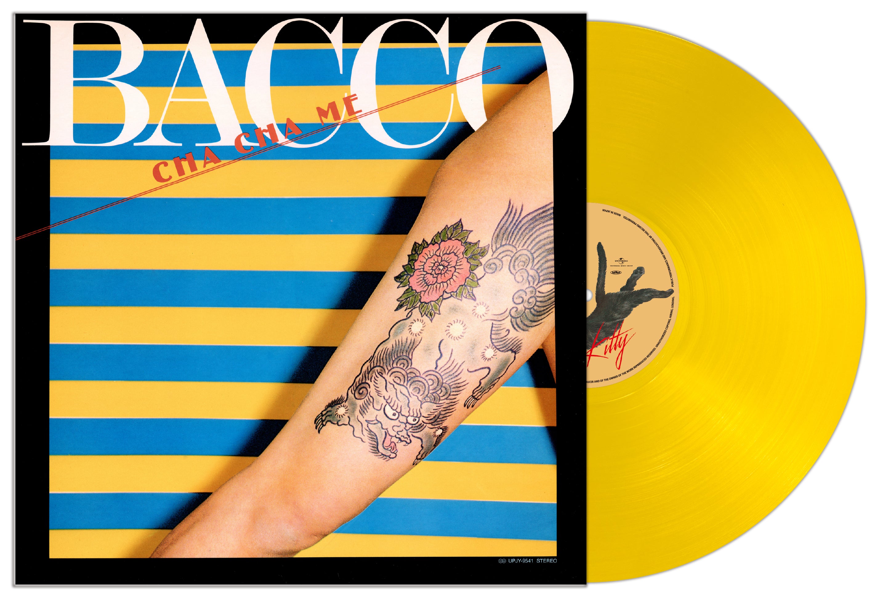 BACCO (高中正義) (Takanaka Masayoshi)  - CHA CHA ME (Japan 正規限定リマスター再発180グラム重量「クリア黄盤」 LP/NEW) '79年アルバム