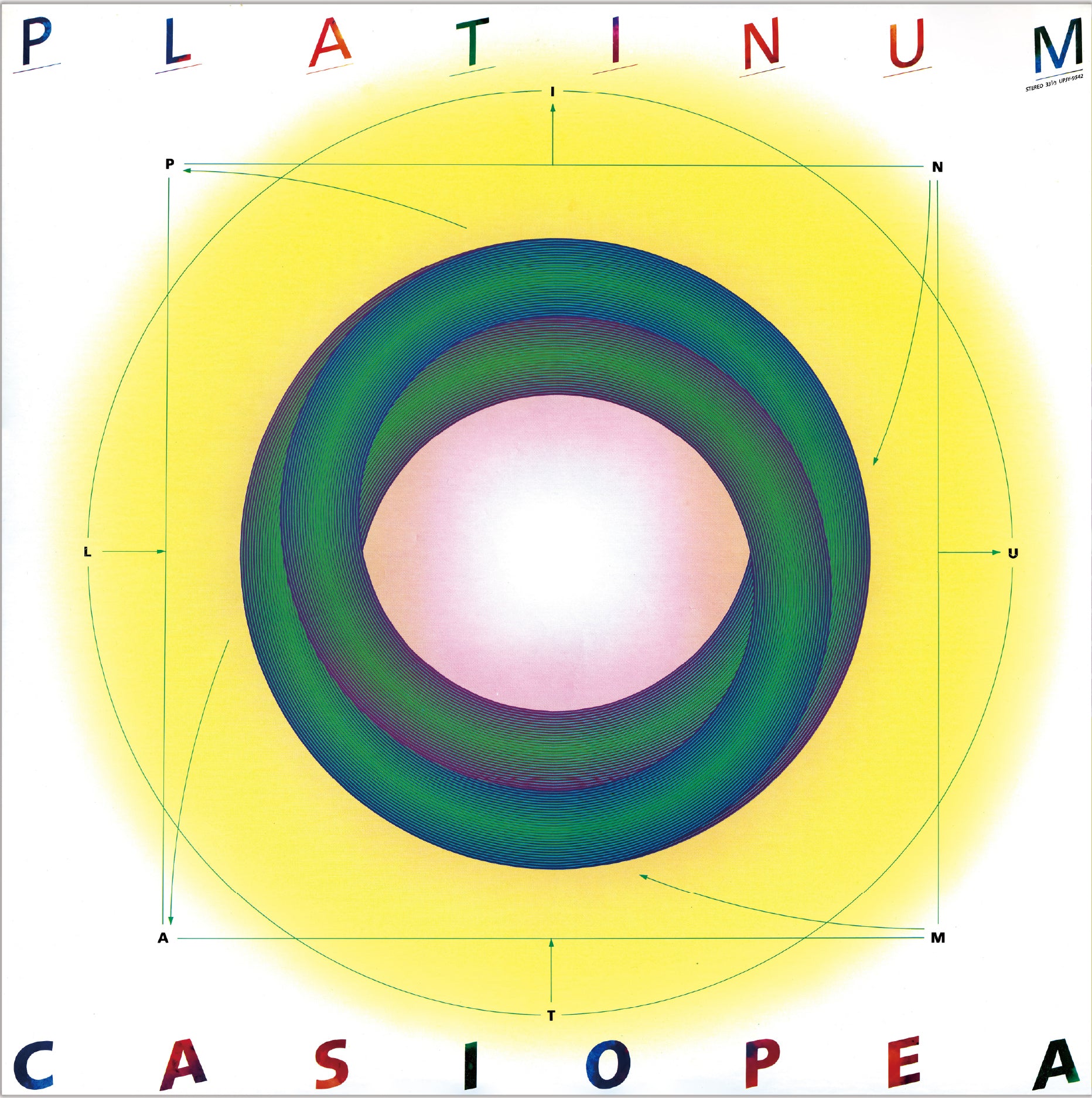 CASIOPEA (カシオペア)  - Platinum (Japan 正規限定リマスター再発「クリアライムイエロー盤」 LP/NEW) '87年17thアルバム
