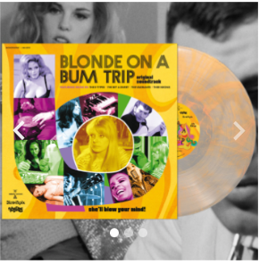 O.S.T.- V.A. ('68年米ヒッピー、アシッドヘッズ・カルト映画「ブロンド・オン・ア・バム・トリップ」の初サントラ・レコード化)  - Blonde On A Bum Trip (US 限定「クリア・オレンジ・マーブル Vinyl」モノラル LP /New ) レア・アシッド・ガレージ・トラック満載
