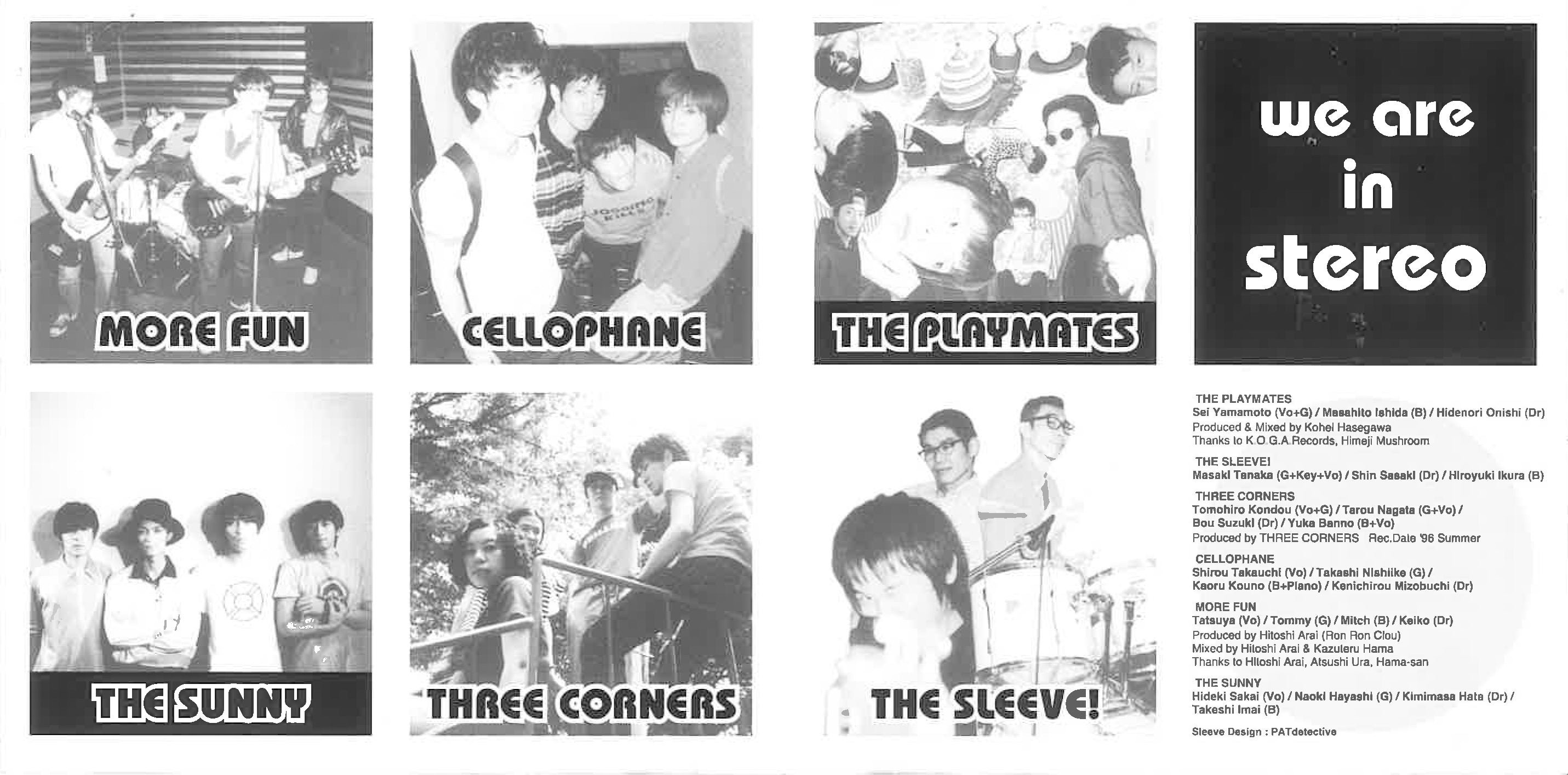 V.A. (日本インディ、パワーポップ・バンド・コンピ) - IN STEREO (Japan  タイムボム  限定 CD)プレイメイツ、モアファン他