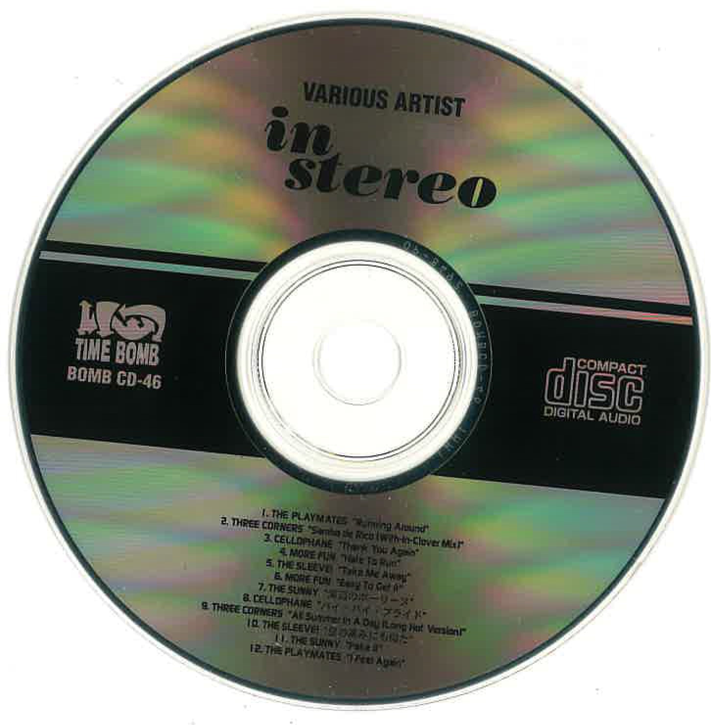 V.A. (日本インディ、パワーポップ・バンド・コンピ) - IN STEREO (Japan  タイムボム  限定 CD)プレイメイツ、モアファン他