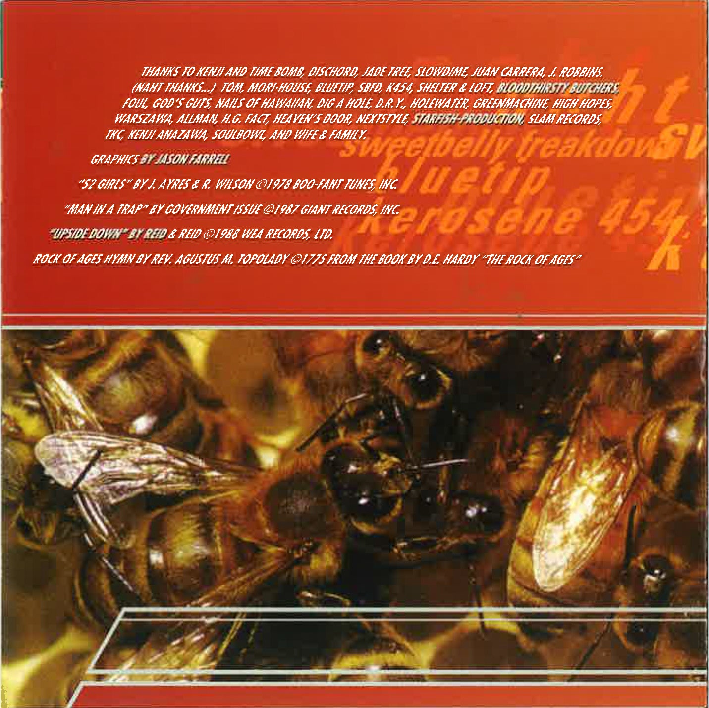 V.A.(NAHTと、米ディスコード社関連3バンド '98年来日記念盤) - Touring Japan (Japan  タイムボム 限定 4バンド・スプリット CD/New)