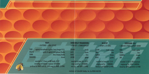 V.A.(NAHTと、米ディスコード社関連3バンド '98年来日記念盤) - Touring Japan (Japan  タイムボム 限定 4バンド・スプリット CD/New)