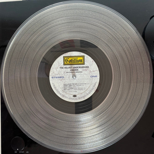 VELVET UNDERGROUND (ヴェルヴェット・アンダーグラウンド)  - Loaded - Alternate Version - ('24年全世界共通正規「Rocktobe」シリーズ「クリスタル・クリア VINYL」LP/New) 別ミックス、初期バージョン他収録！※発売と同時にコレクタブル！